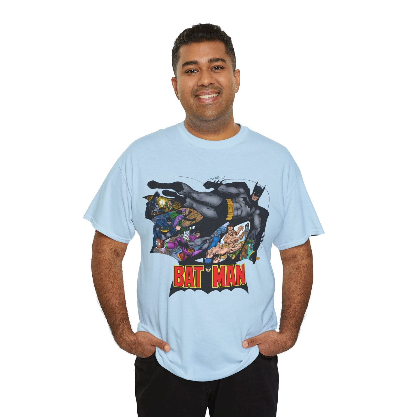 Batman T-Shirt - John Byrne Art - Joker, Catwoman, Ra's al Ghul, Talia - DC Comics - The Batcave