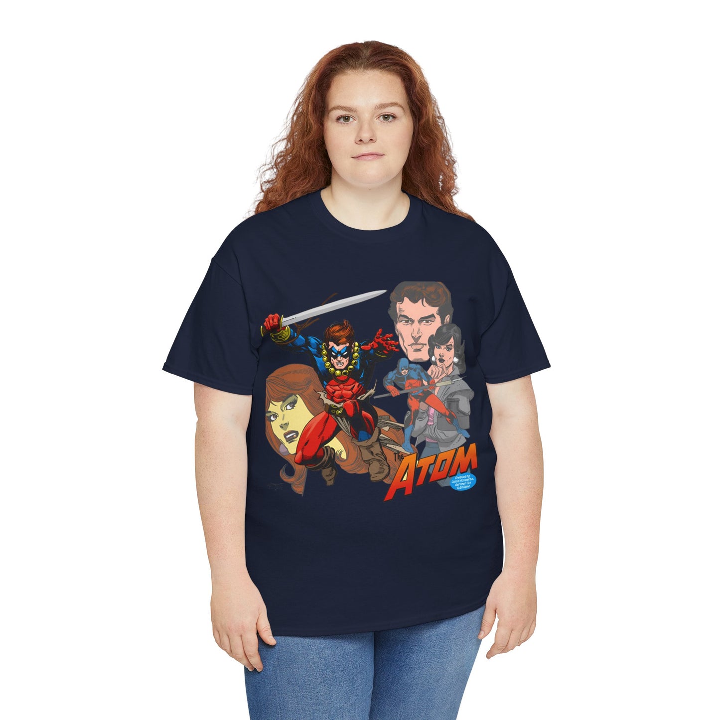 Atom T-Shirt - Gil Kane Art - Who's Who Image - Ray Palmer, JLA Member - Silver Age Hero - DC Comics