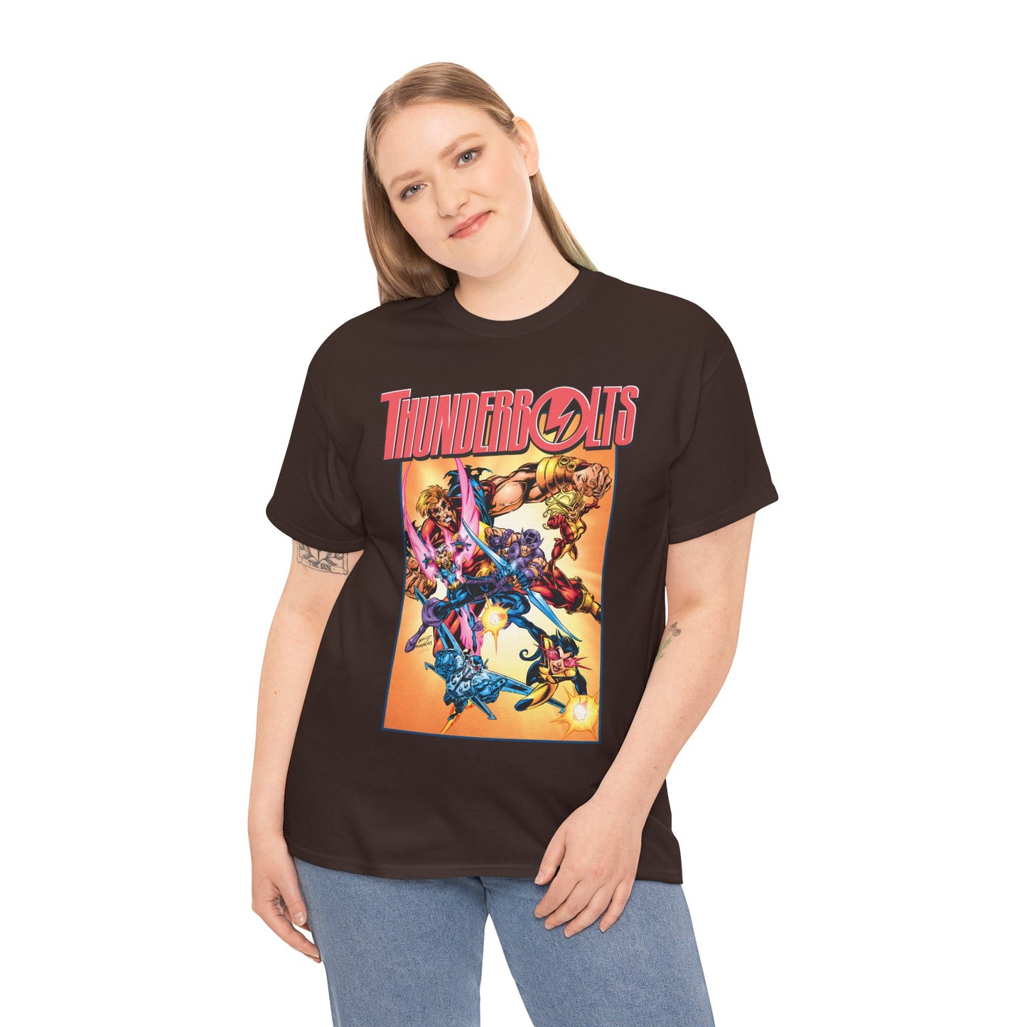 Thunderbolts T-Shirt - Mark Bagley Art - Hawkeye, Songbird - Marvel Comics - Avengers Connection