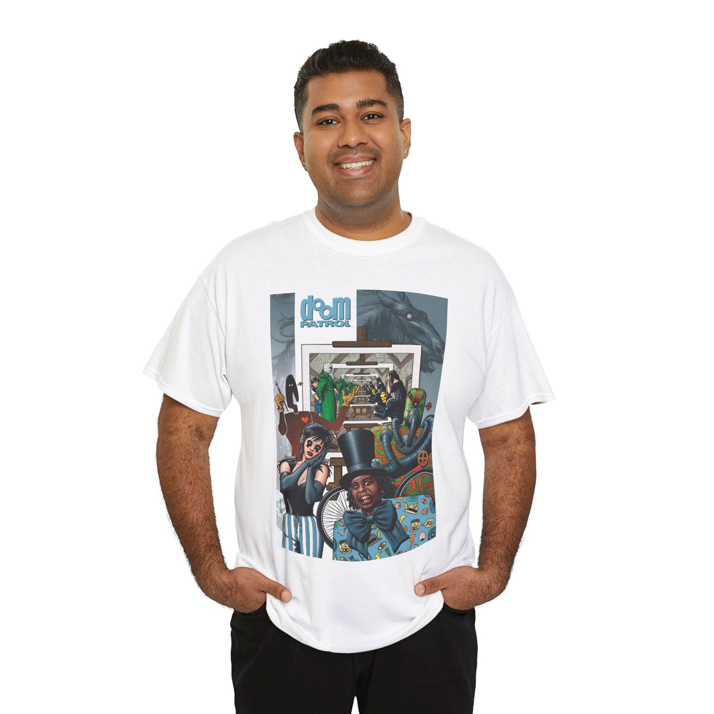Doom Patrol T-Shirt - Brian Bolland Art - Grant Morrison Story - DC Comics/Vertigo Comics