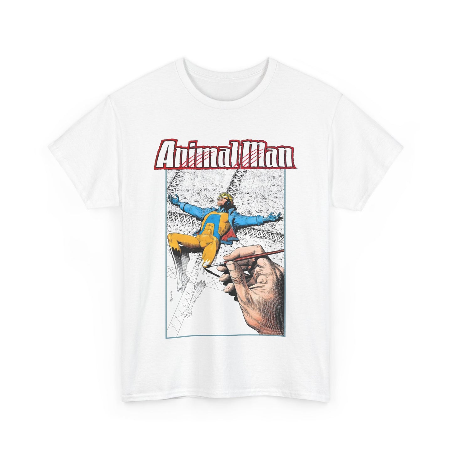 Animal Man T-Shirt - Brian Bolland Art - Buddy Baker - DC Comics, Vertigo Comics 1980s Series - Grant Morrison Stories