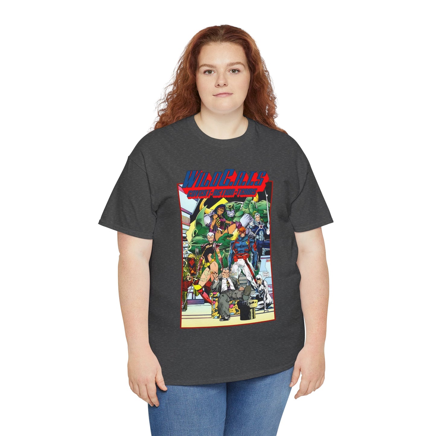 Wildcats Shirt - Jim Lee Art - Warblade, Maul, Voodoo, Grifter, Zealot, Emp, Void - Image Comics/Wildstorm/DC Comics