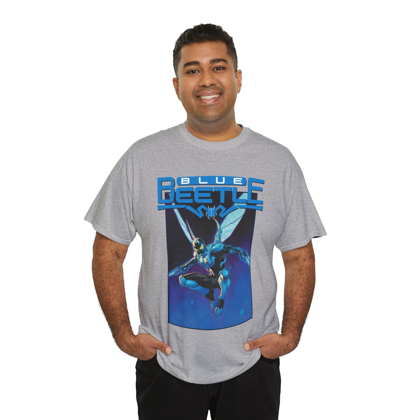 Blue Beetle T-Shirt - Dan Mora Art - DC Comics Character - Jaime Reyes