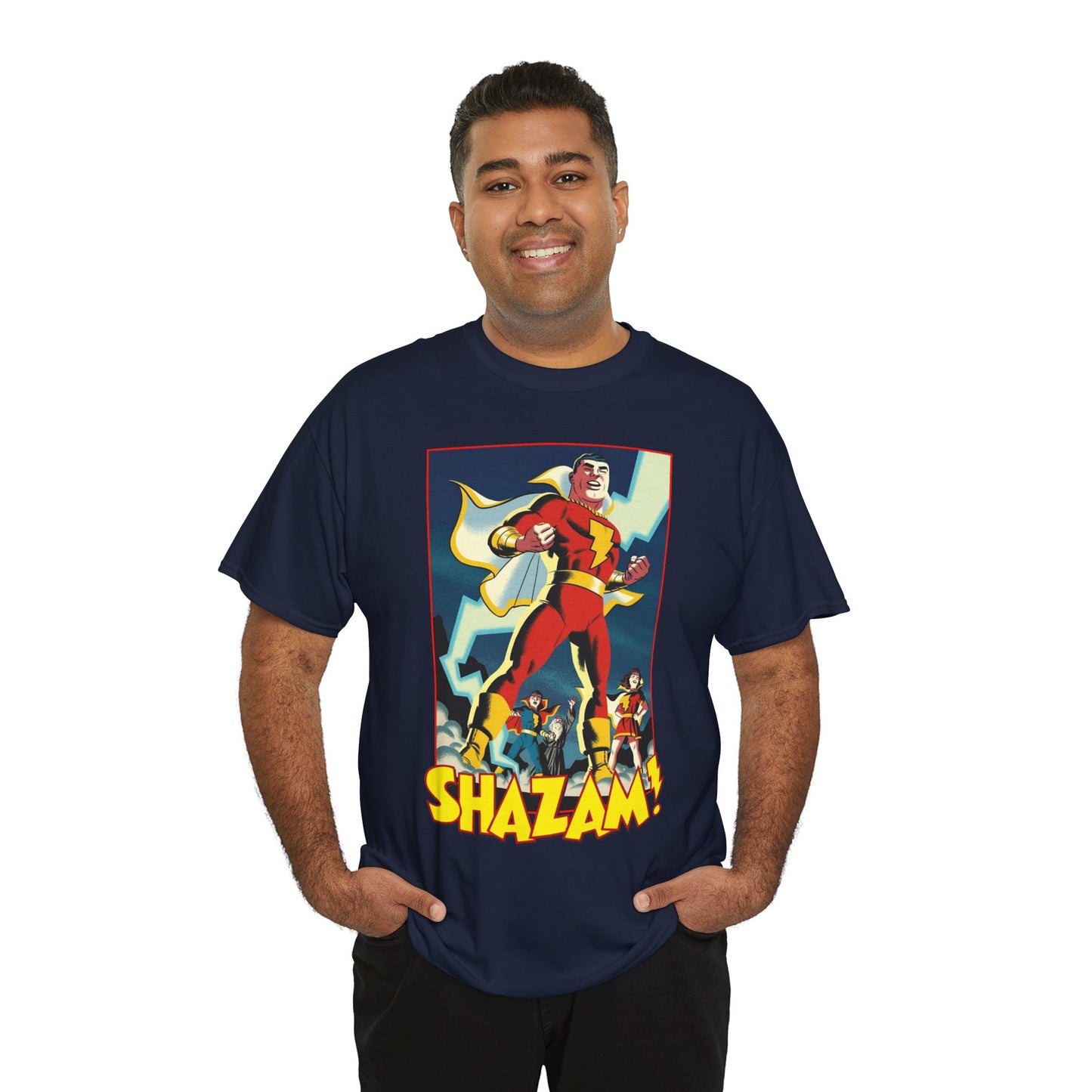 Shazam T-Shirt - Michael Cho Art - Marvel Family - Mary Marvel, Captain Marvel Jr - DC Comics