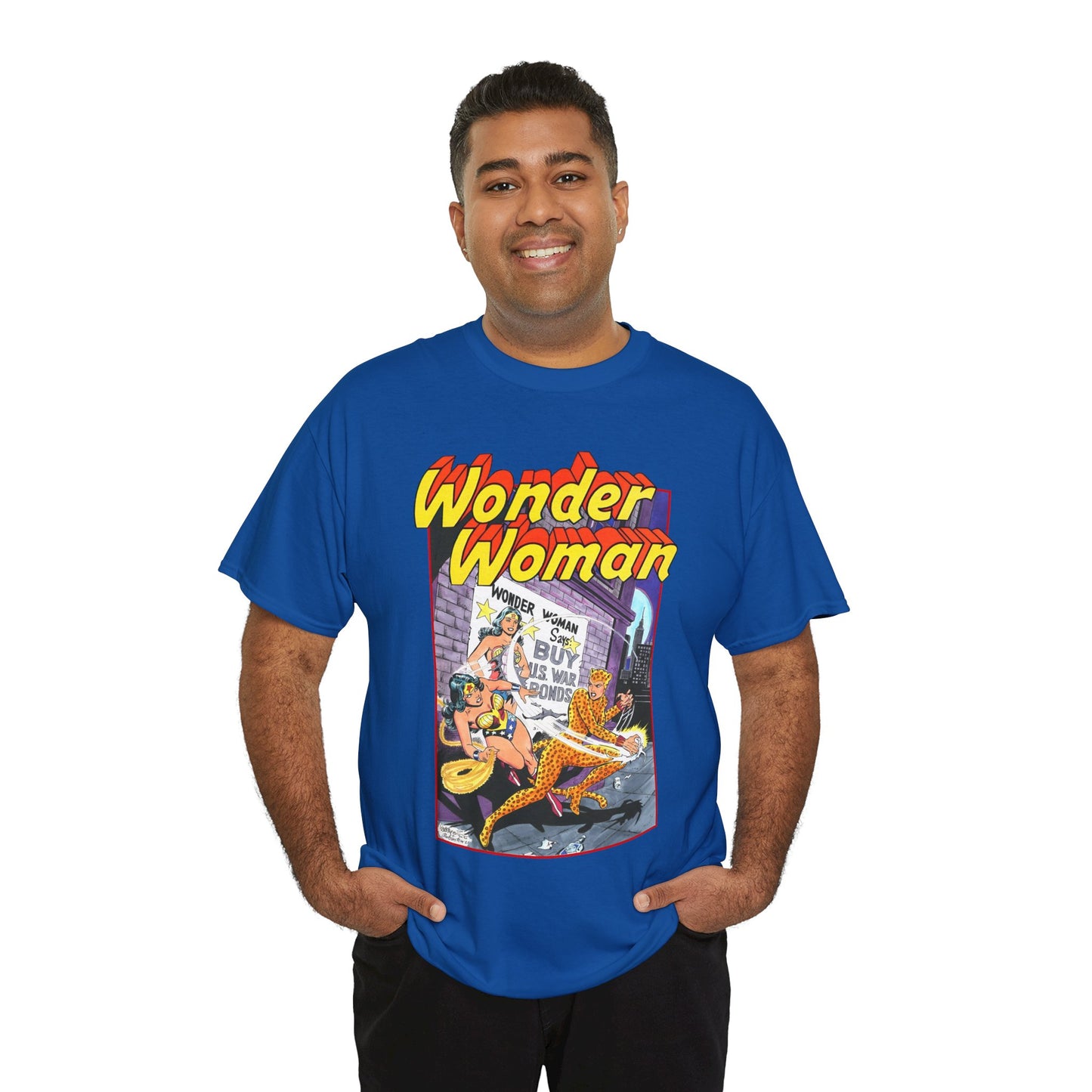 Wonder Woman T-Shirt - José Luis García-López Art - Vs The Cheetah - Classic Bronze Age Art - DC Comics