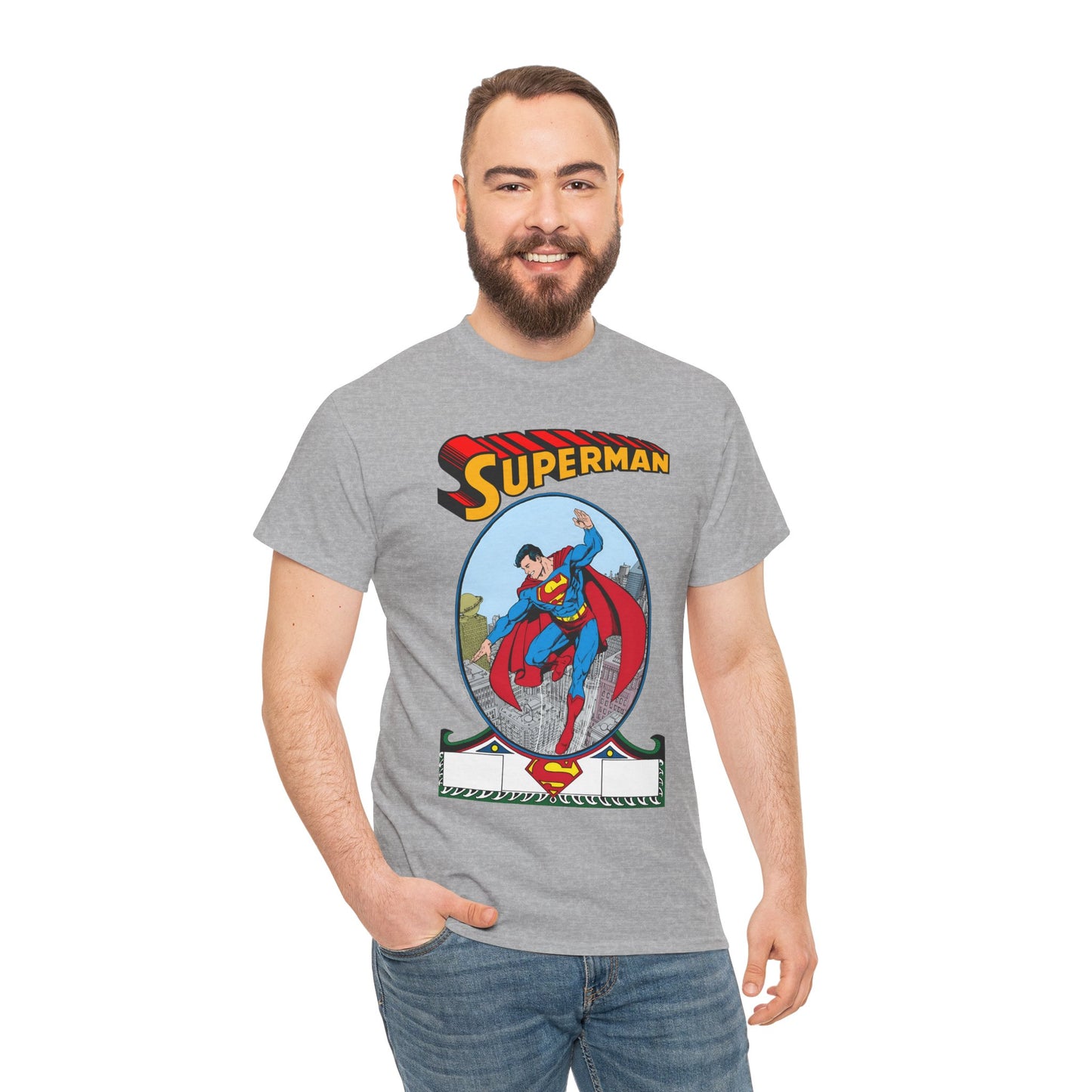 Superman T-Shirt - George Perez Art - #1 Homage Cover - Metropolis, Man of Steel, Daily Planet, Clark Kent - DC Comics