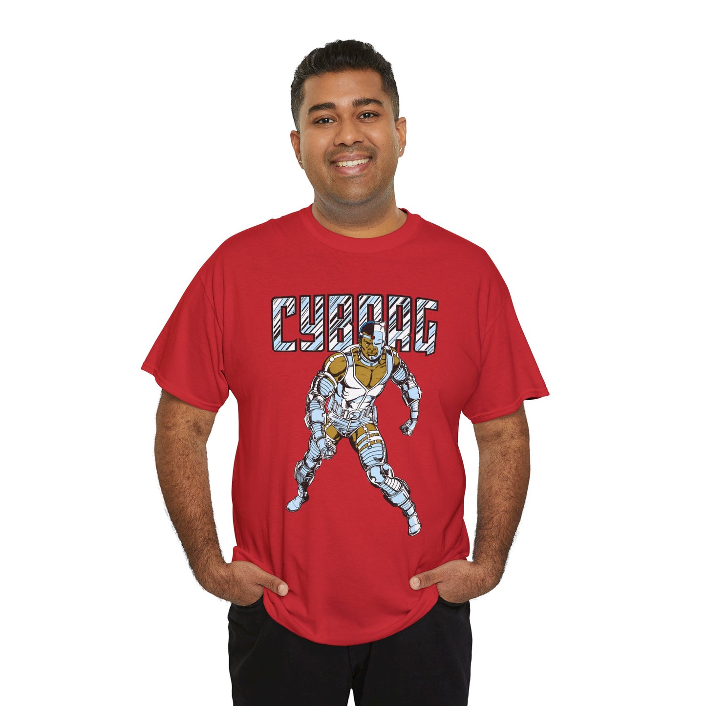 Cyborg T-Shirt - George Perez Art - New Teen Titans, Justice League - Victor Stone - DC Comics