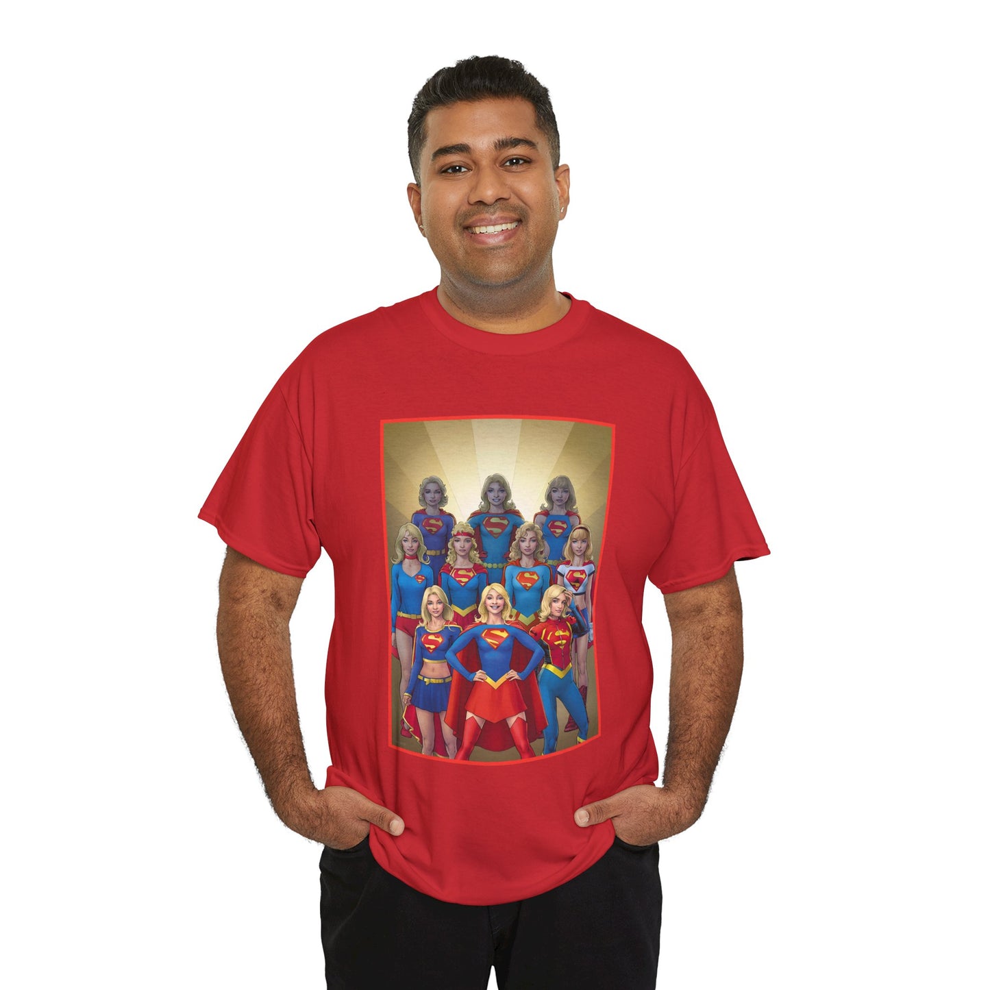 Supergirl Through the Ages T-Shirt - Nicola Scott Art - Kara from Kandor, Superman's Cousin, Linda Danvers - Survivor from Krypton - DC Comics