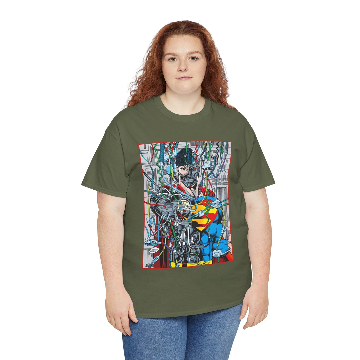 Cyborg Superman T-Shirt - DC Comics - Dan Jurgens Art - Reign of the Supermen - Popular 90s Story