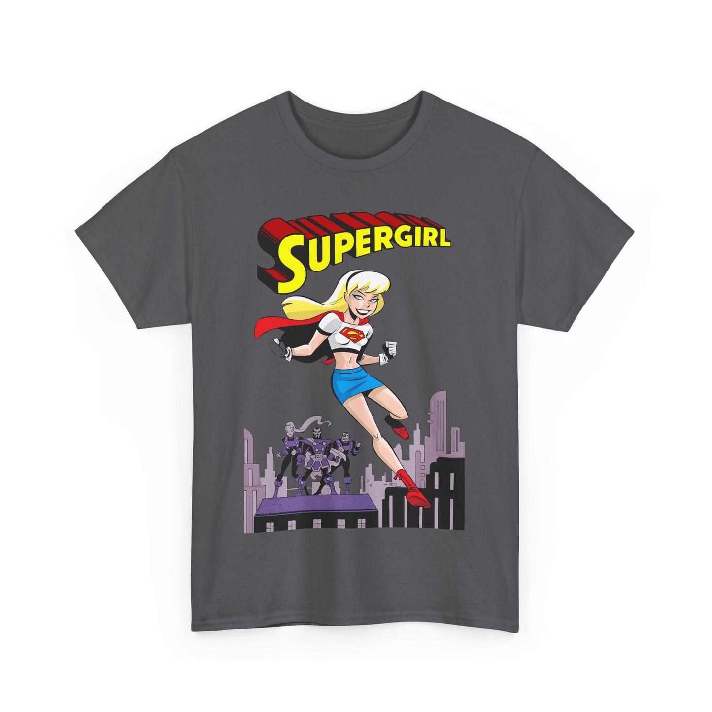 Supergirl T-Shirt - Bruce Timm Art - DC Comics Animated Series 1990s - Kara, Superman's Cousin