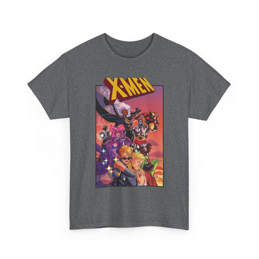 X-Men Outback T-Shirt - Russell Dauterman Art - Storm, Wolverine, Psylocke, Longshot, Havok, Rogue, Colossus, Dazzler - Marvel Comics