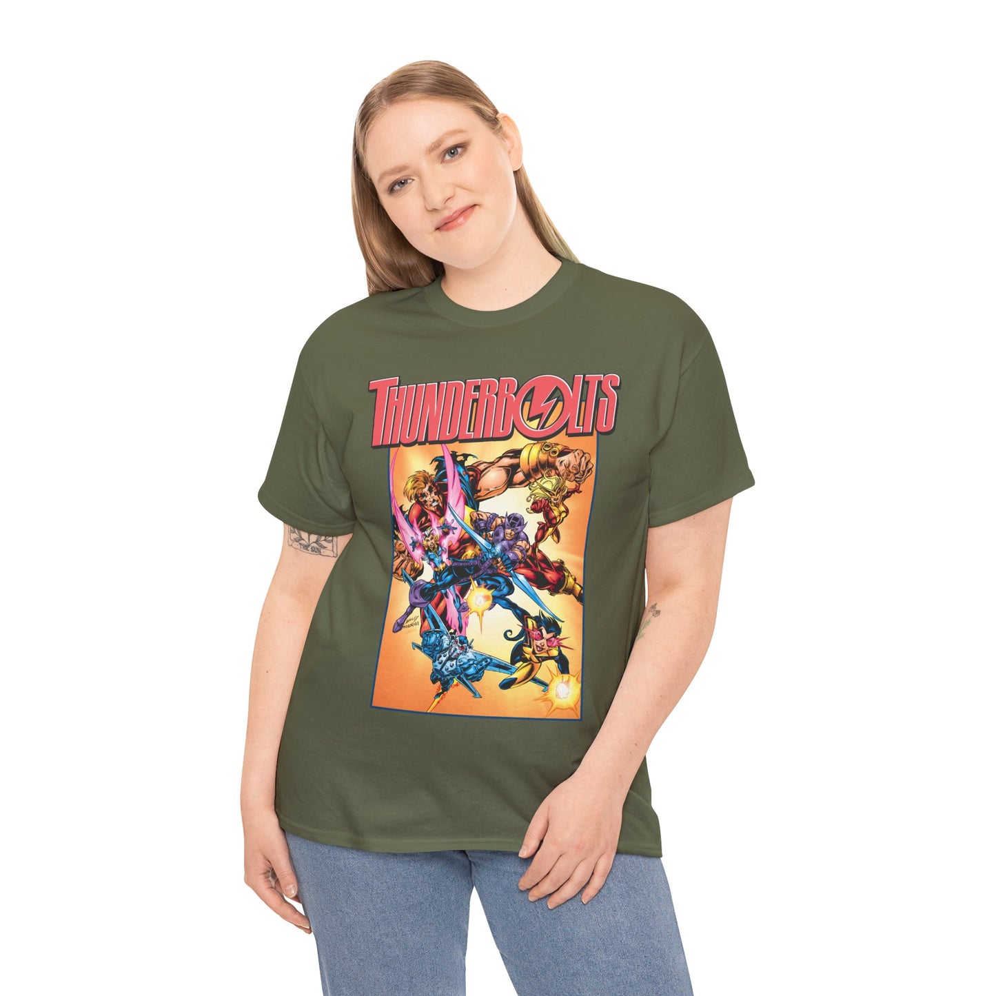 Thunderbolts T-Shirt - Mark Bagley Art - Hawkeye, Songbird - Marvel Comics - Avengers Connection