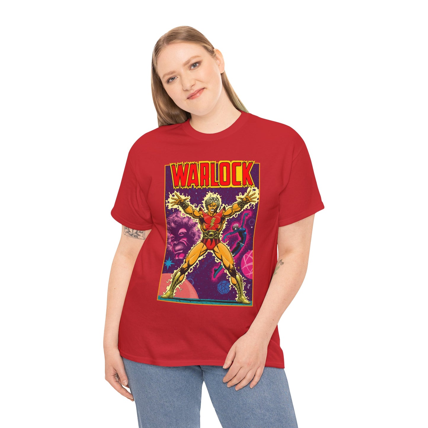 Adam Warlock T-Shirt - Jim Starlin Cover Art - Strange Tales #178 - Popular Marvel Comics Series - Cosmic Heroes