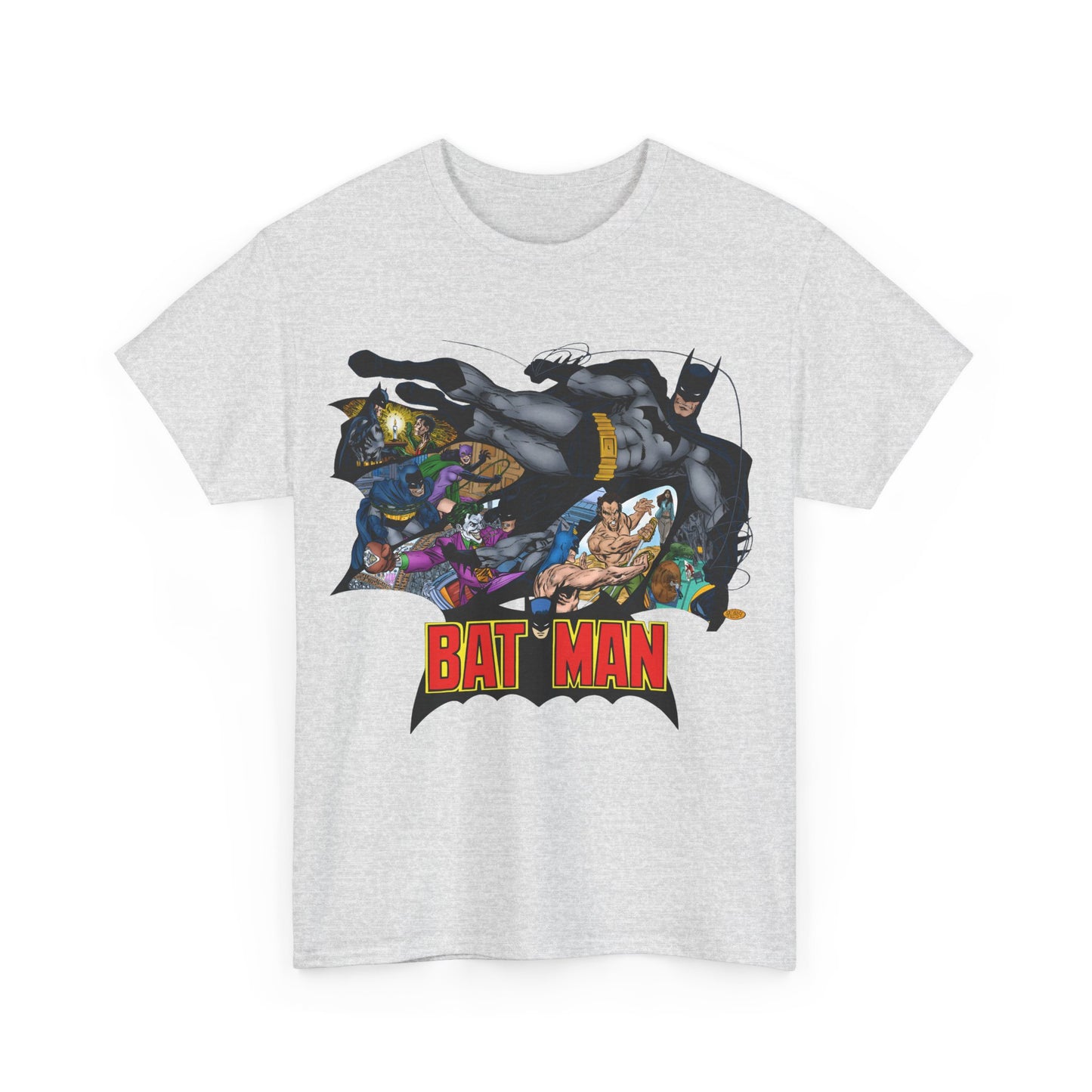 Batman T-Shirt - John Byrne Art - Joker, Catwoman, Ra's al Ghul, Talia - DC Comics - The Batcave