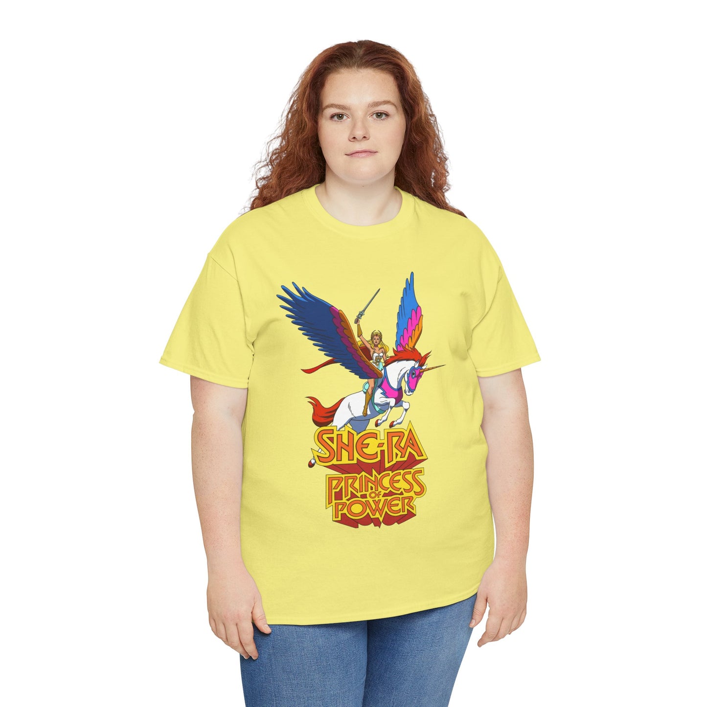 She-Ra & Swiftwind T-Shirt - Adora, Princess of Power, POP - Beloved Filmation Cartoon from the 1980s - He-Man Connection - Etheria - Fighting Hordak and the Evil Horde