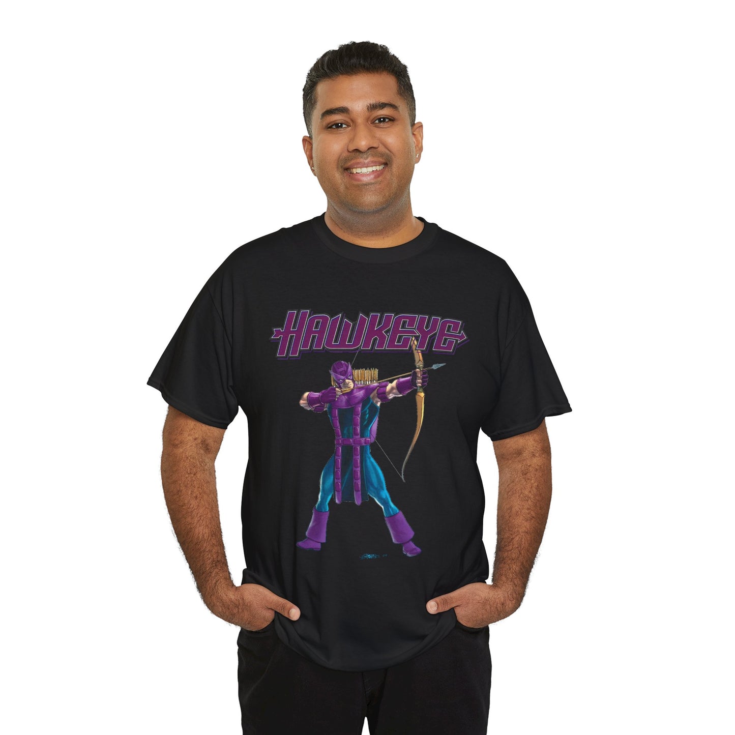 Hawkeye T-Shirt - George Perez Art - Avengers Member/Leader - Clint Barton - Popular Marvel Comics Character