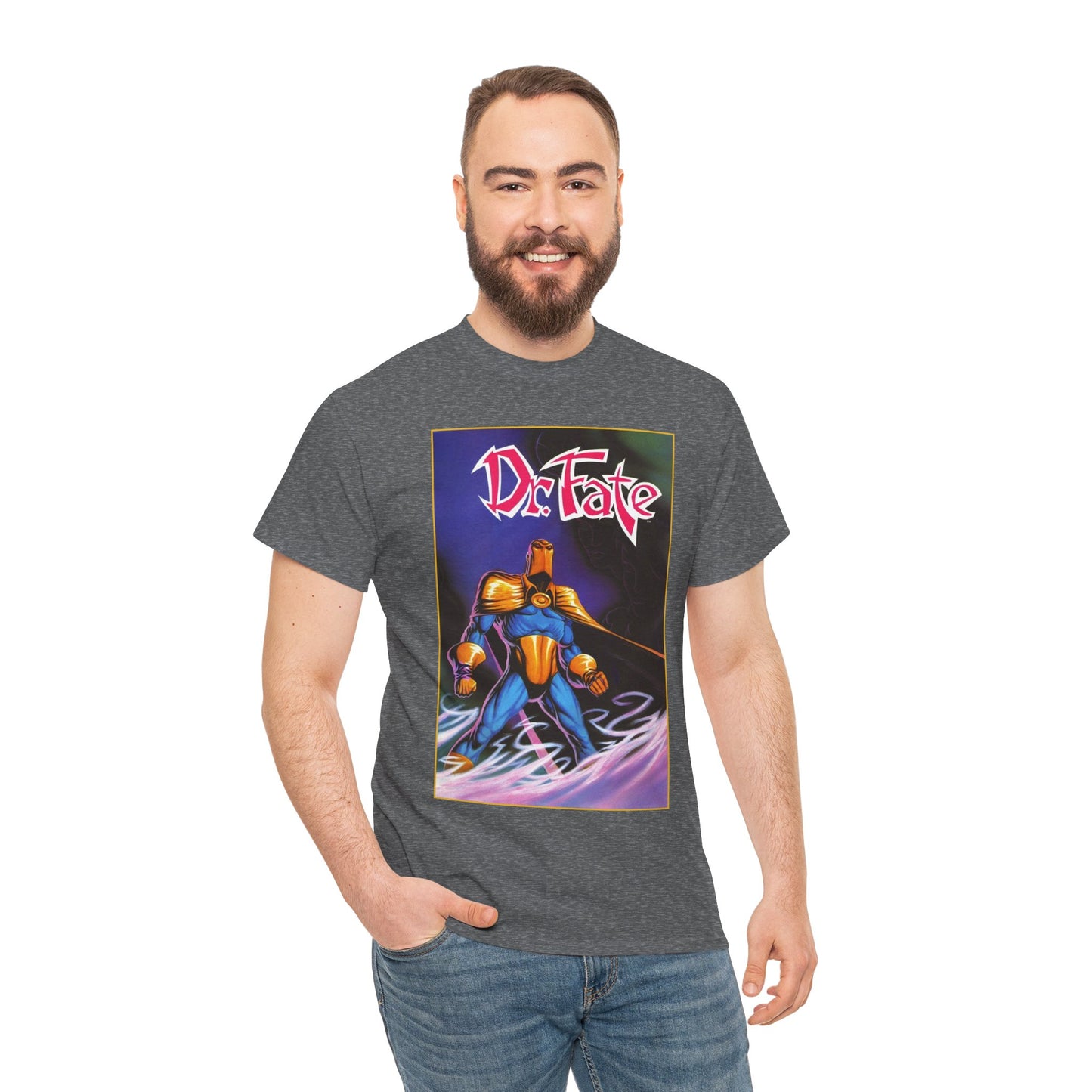 Dr Fate T-Shirt - Shawn McManus Art - Kent Nelson, Nabu - JSA, JLI Member - Lords of Order - DC Comics