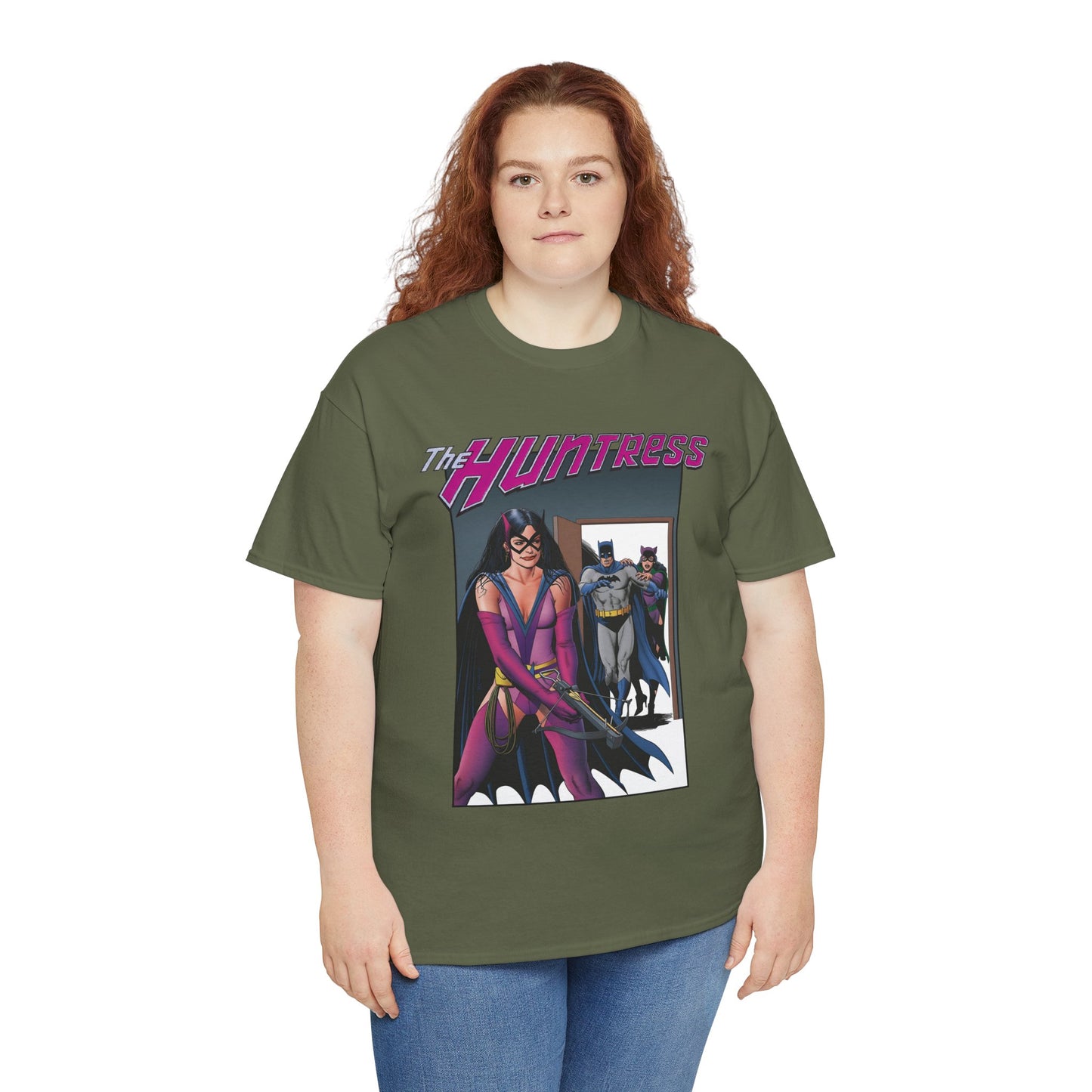 Huntress Shirt - Brian Bolland Art - Helena Wayne, Batman and Catwoman's Daughter - JSA Member, Earth 2 - DC Comics