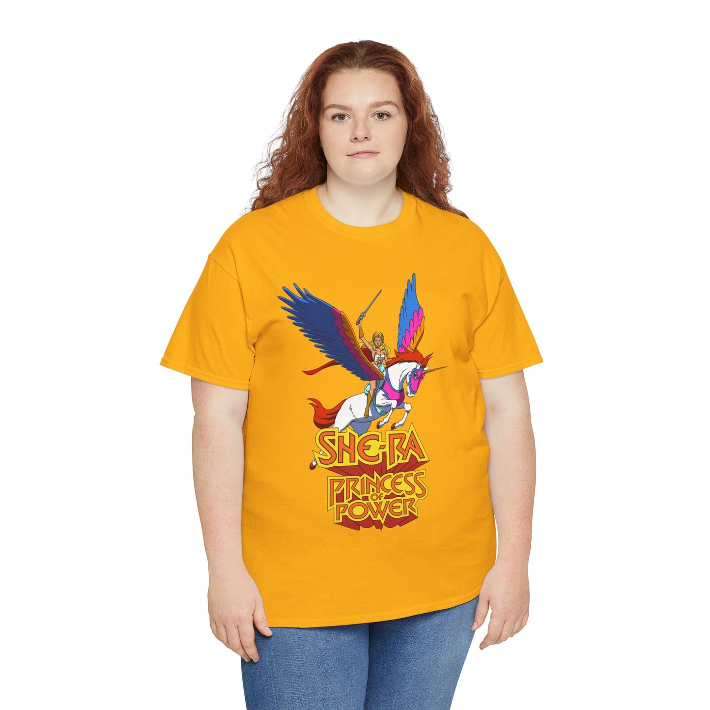 She-Ra & Swiftwind T-Shirt - Adora, Princess of Power, POP - Beloved Filmation Cartoon from the 1980s - He-Man Connection - Etheria - Fighting Hordak and the Evil Horde