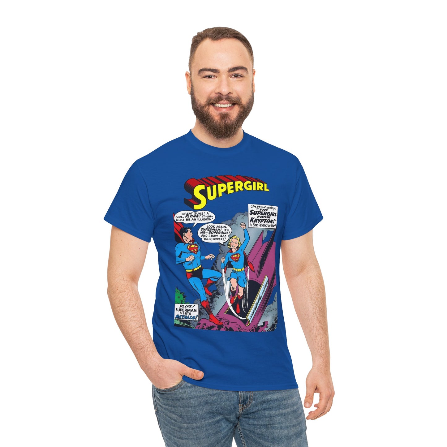 Supergirl T-Shirt - Action Comics #252 - 1st Appearance of Supergirl Cover Art - Kara from Kandor - DC Comics