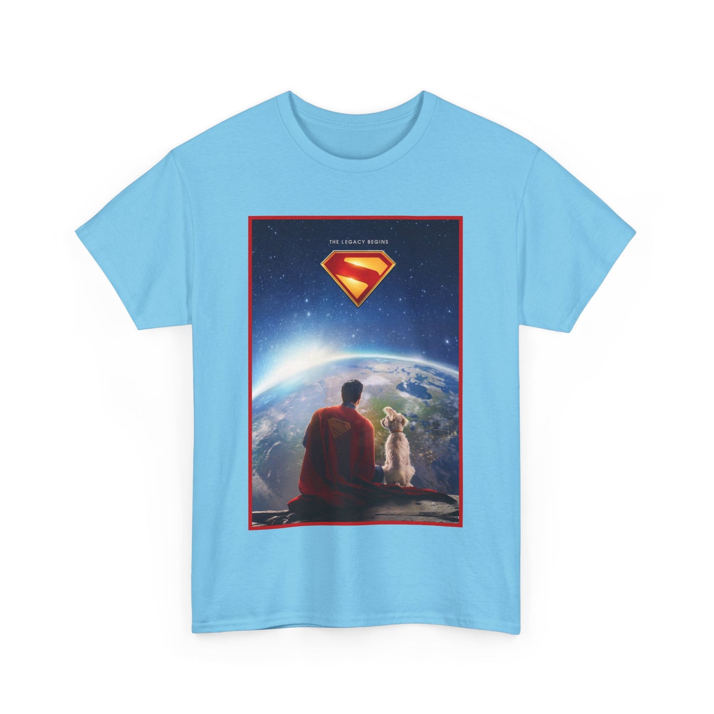 Superman Legacy T-Shirt - 2025 James Gunn Movie Scene - Clark & Krypto On the Moon - David Corenswet - DC Comics - Man of Steel