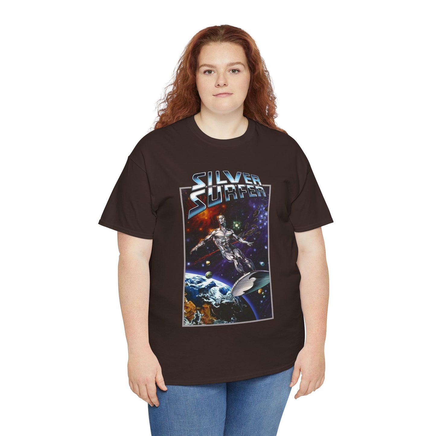Silver Surfer T-Shirt - Amazing Joe Jusko Art - Marvel Comics Character - Former Herald of Galactus - Fantastic Four Connection - Norrin Radd