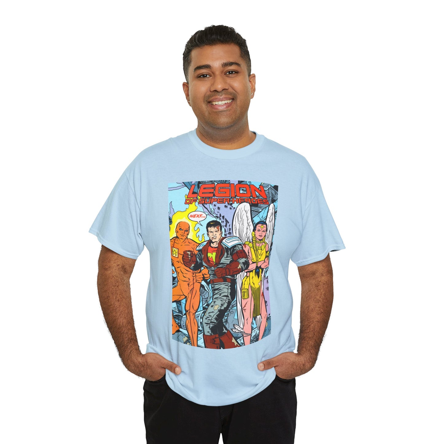 Legion of Super-Heroes #54 T-Shirt - Keith Giffen Art - DC Comics - LOSH