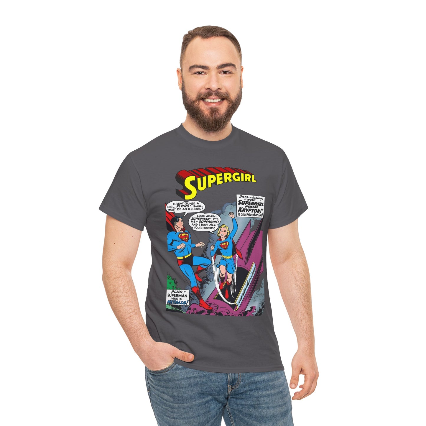 Supergirl T-Shirt - Action Comics #252 - 1st Appearance of Supergirl Cover Art - Kara from Kandor - DC Comics
