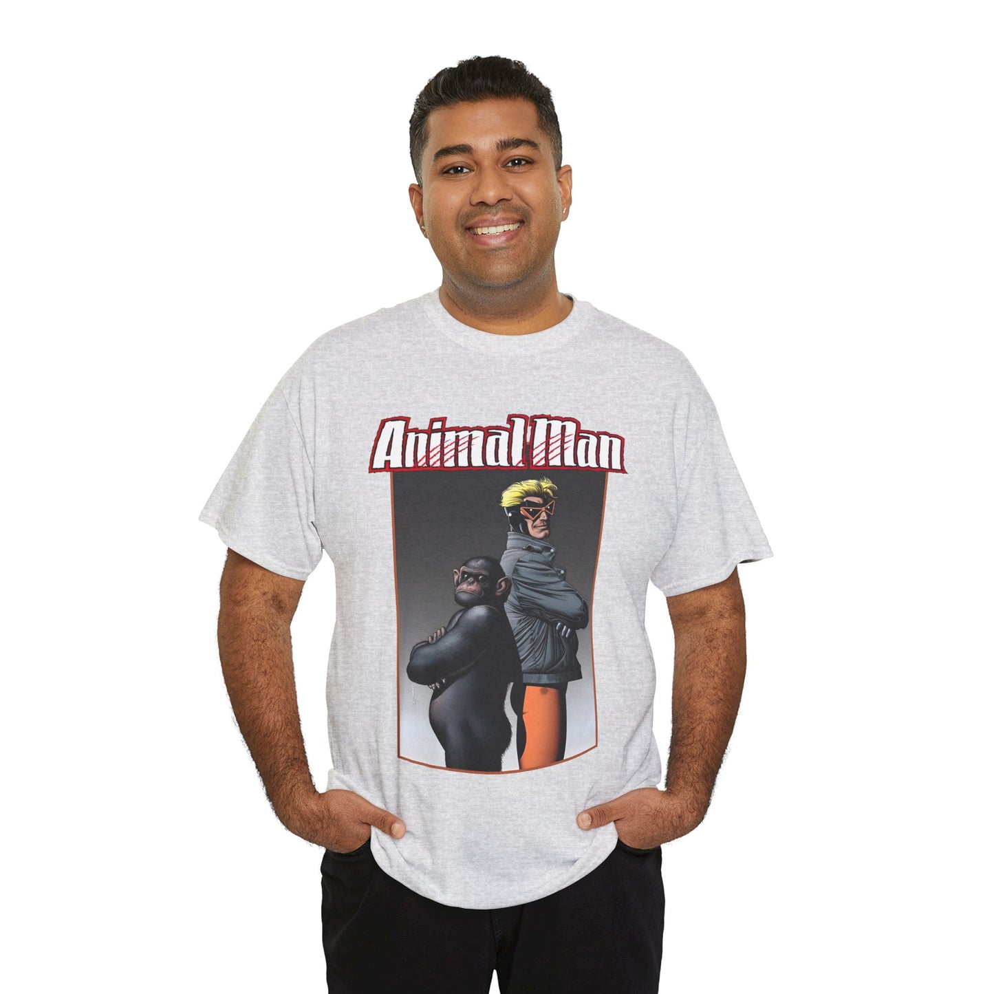 Animal Man T-Shirt - Brian Bolland Art - Buddy Baker - Grant Morrison Series - Vertigo Comics/DC Comics