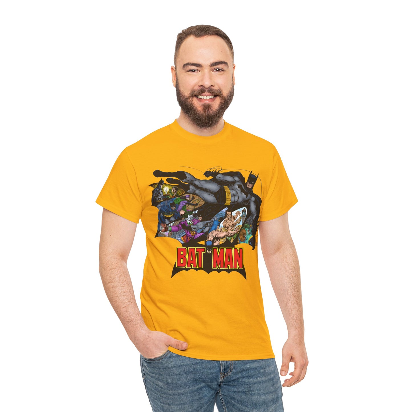 Batman T-Shirt - John Byrne Art - Joker, Catwoman, Ra's al Ghul, Talia - DC Comics - The Batcave