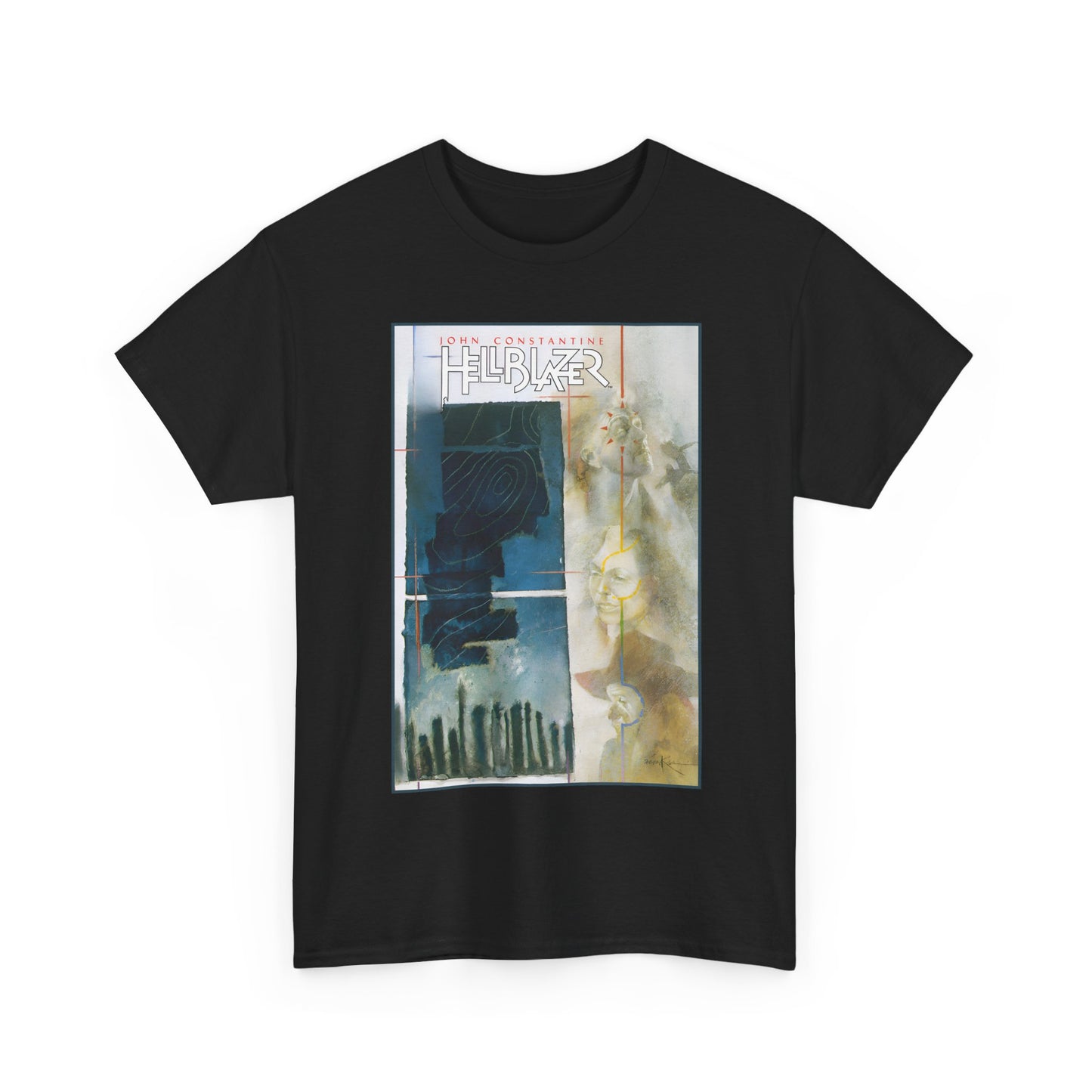 Hellblazer T-Shirt - Dave McKean Art - Vertigo Comics - John Constantine - #14 Cover Art