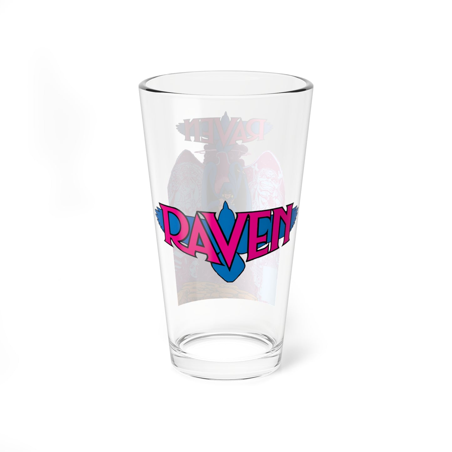 Raven Pint Glass, 16oz - George Perez Art - DC Comics - New Teen Titans - Daughter of Trigon