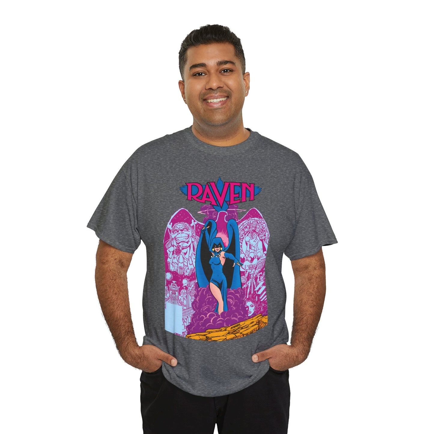 Raven T-Shirt - George Perez Art - New Teen Titans - Trigon, Azarath - DC Comics