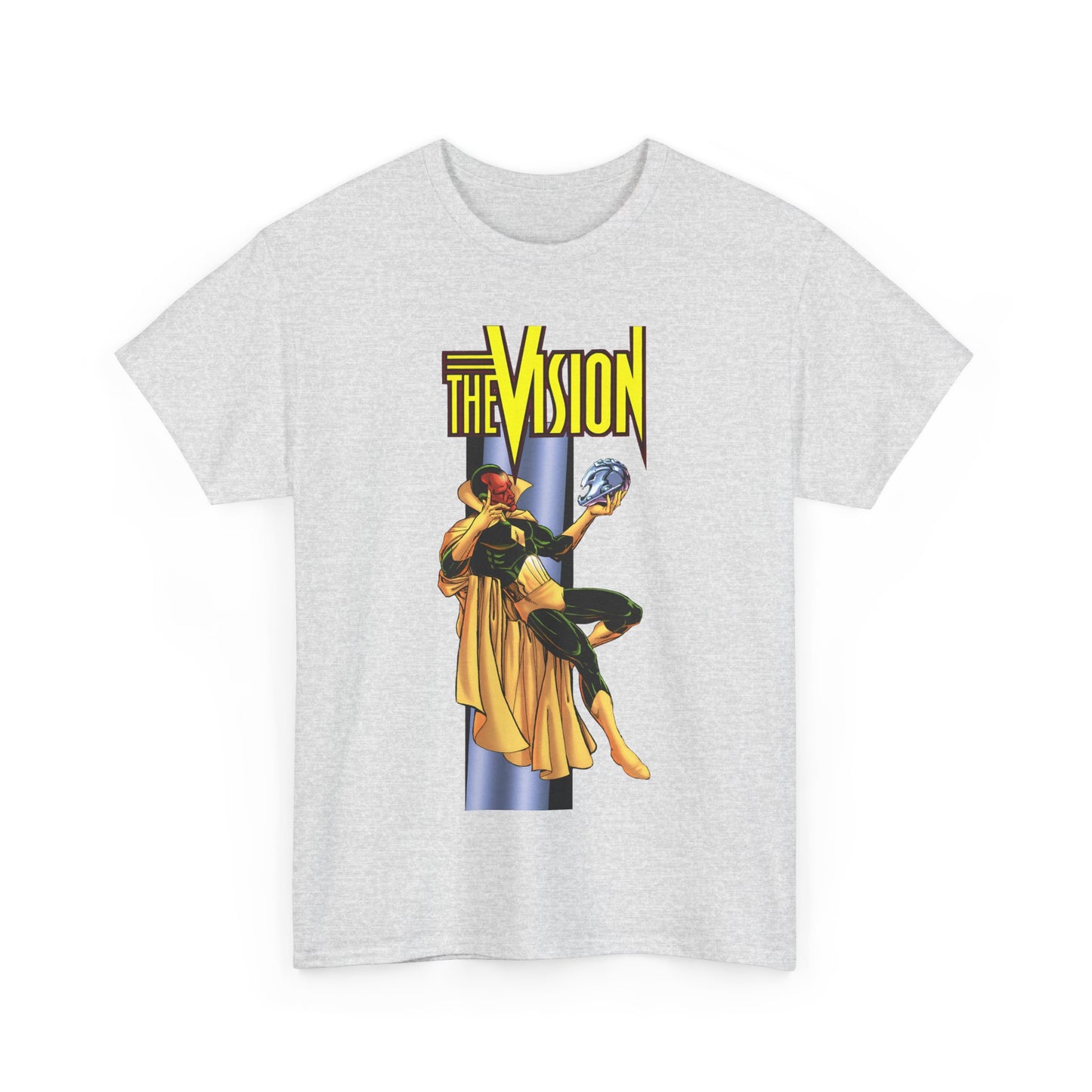Vision T-Shirt - George Perez Art - Built by Ultron - Avengers Member - Marvel Comics
