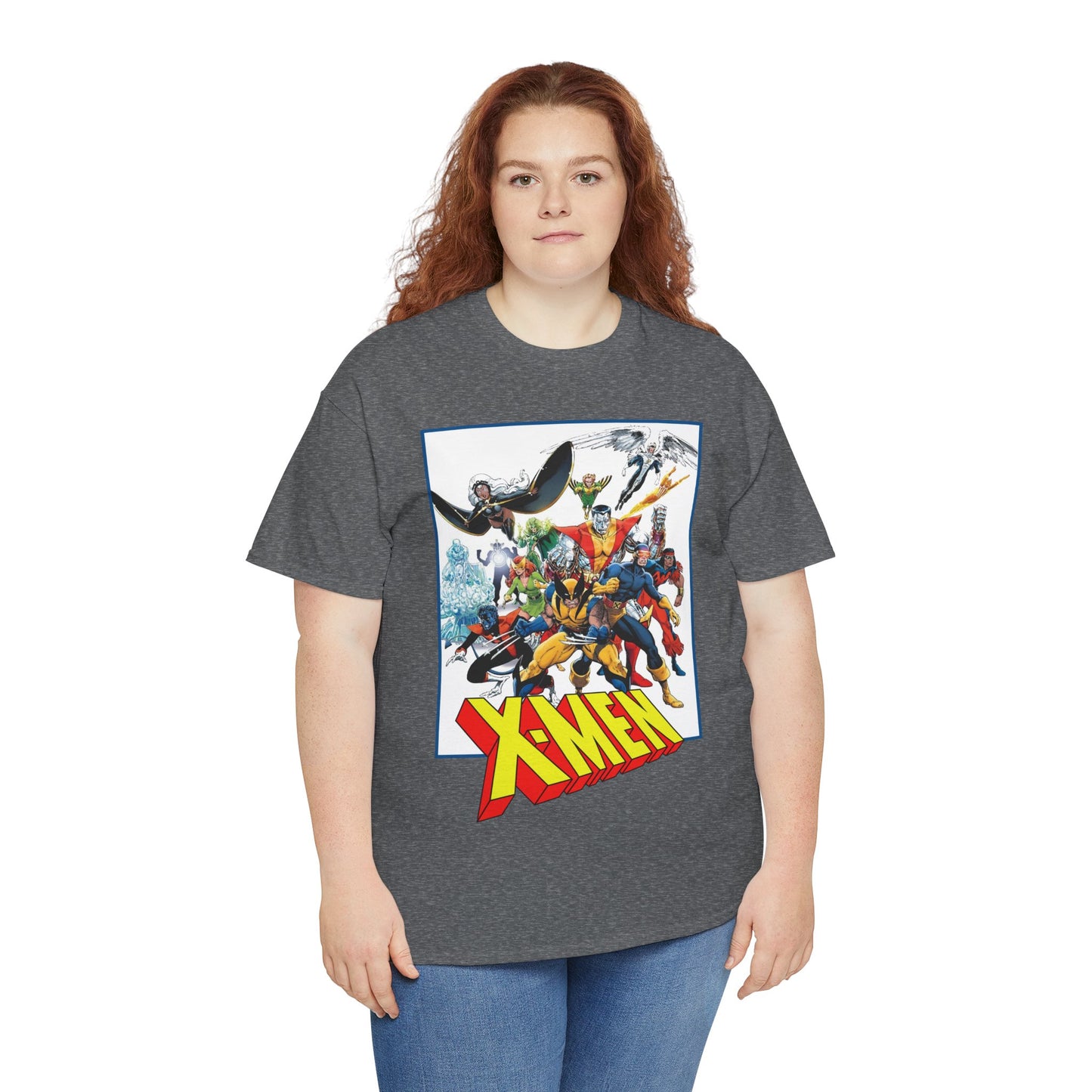 X-Men T-Shirt - Classic Arthur Adams Art - Marvel Comics - Wolverine, Colossus, Storm, Cyclops, Nightcrawler, Iceman