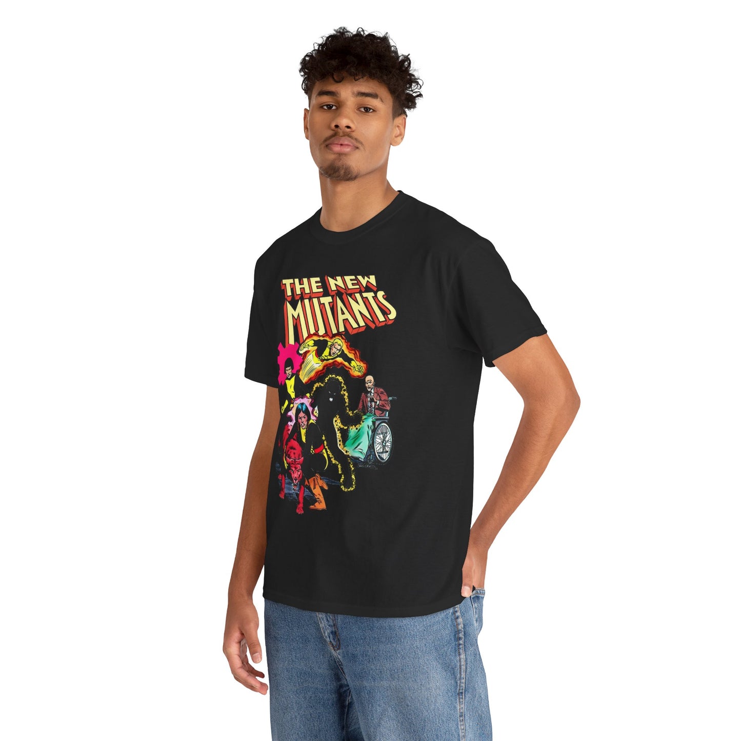 New Mutants T-Shirt - Sunspot, Cannonball, Mirage, Karma, Danni Moonstar - X-Men Characters - Marvel Comics - Mutant Students - Professor X