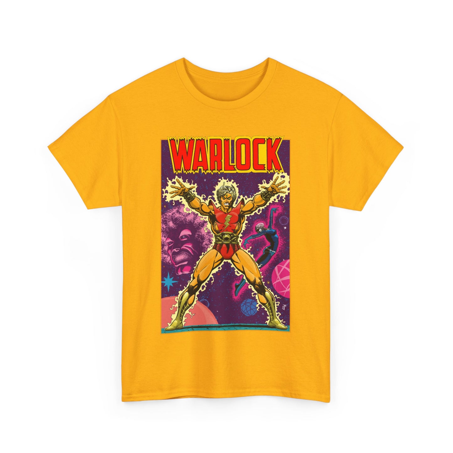 Adam Warlock T-Shirt - Jim Starlin Cover Art - Strange Tales #178 - Popular Marvel Comics Series - Cosmic Heroes
