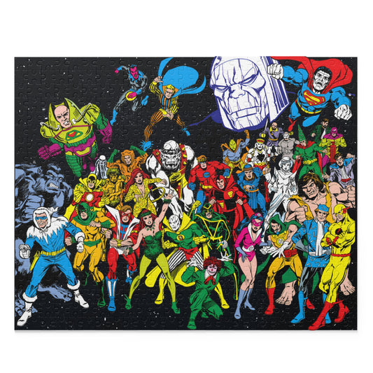 Secret Society of Super-Villains (500 Piece) Puzzle - DC Comics - Darkseid, Sinestro, Cheetah, Lex Luthor, Grodd, Captain Cold