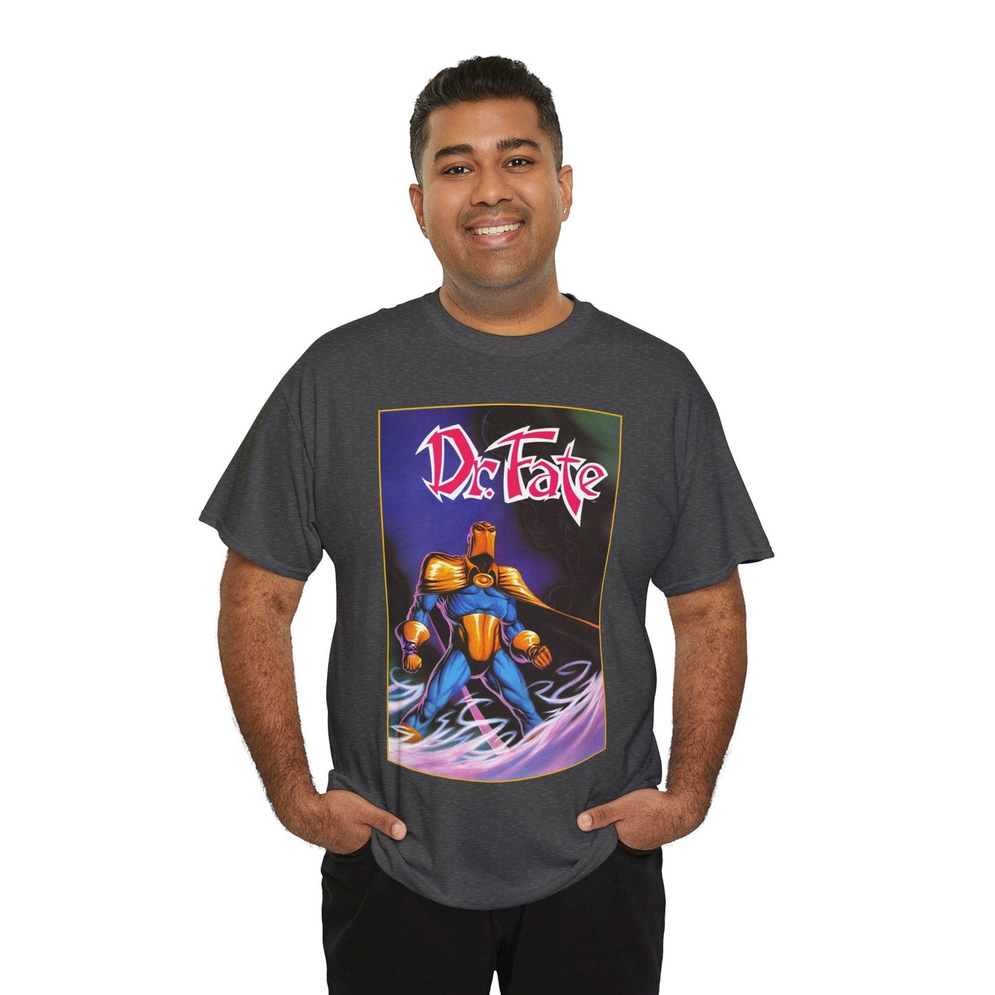 Dr Fate T-Shirt - Shawn McManus Art - Kent Nelson, Nabu - JSA, JLI Member - Lords of Order - DC Comics