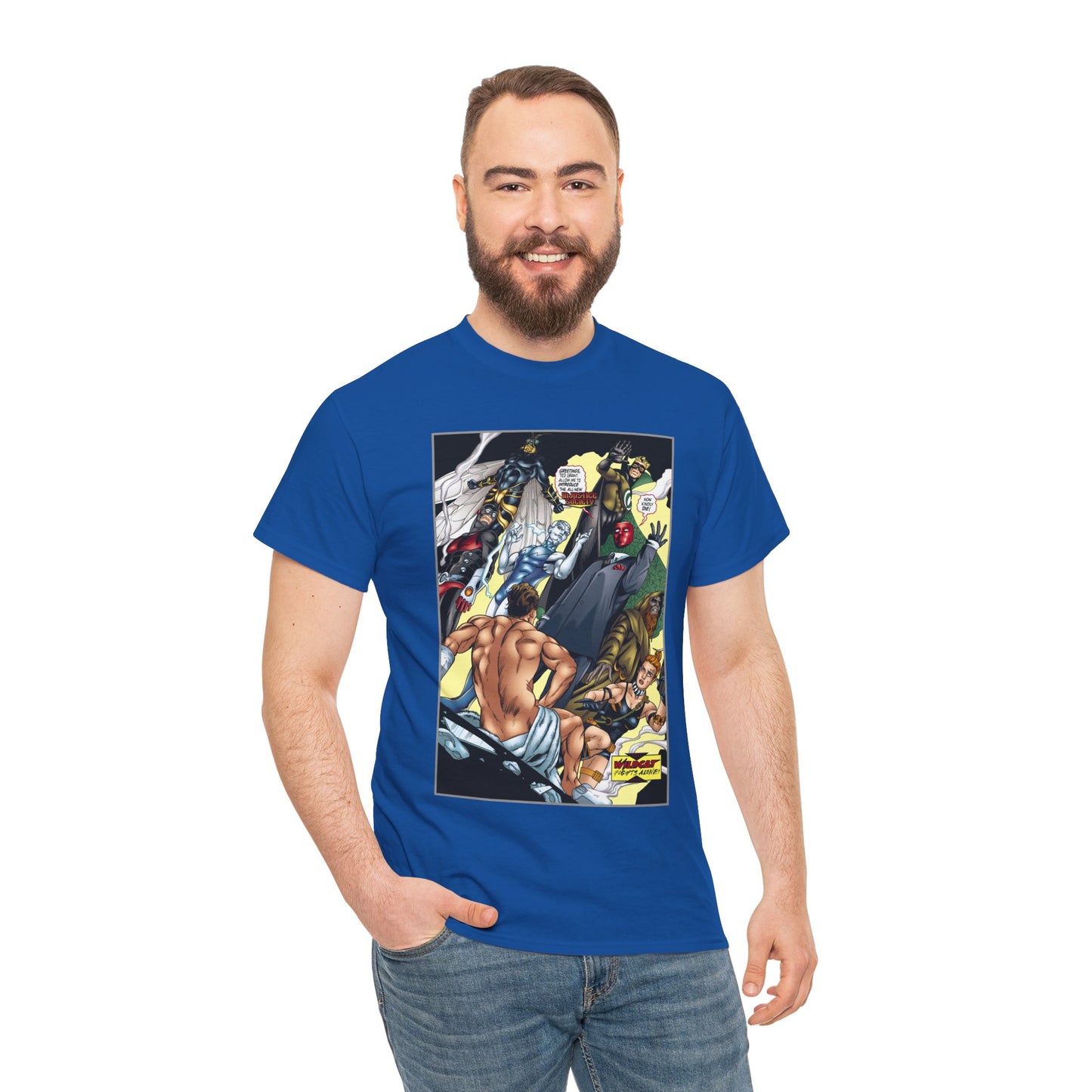 Wildcat/Injustice Society T-Shirt