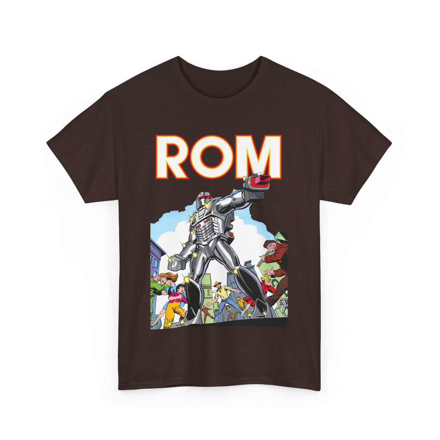Rom: Spaceknight T-Shirt - Marvel Comics Art- Retro Character - Dire Wraiths