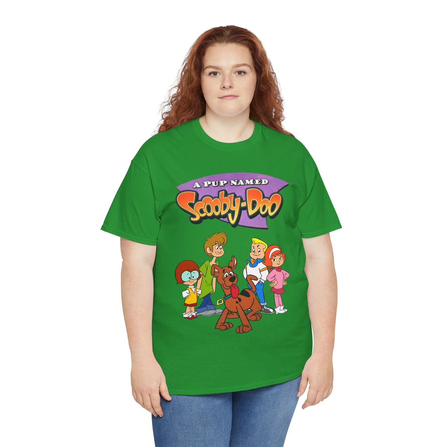 A Pup Named Scooby-Doo T-Shirt - Hanna-Barbera Cartoon TV Series 1990s - Fred, Daphne, Velma, Shaggy