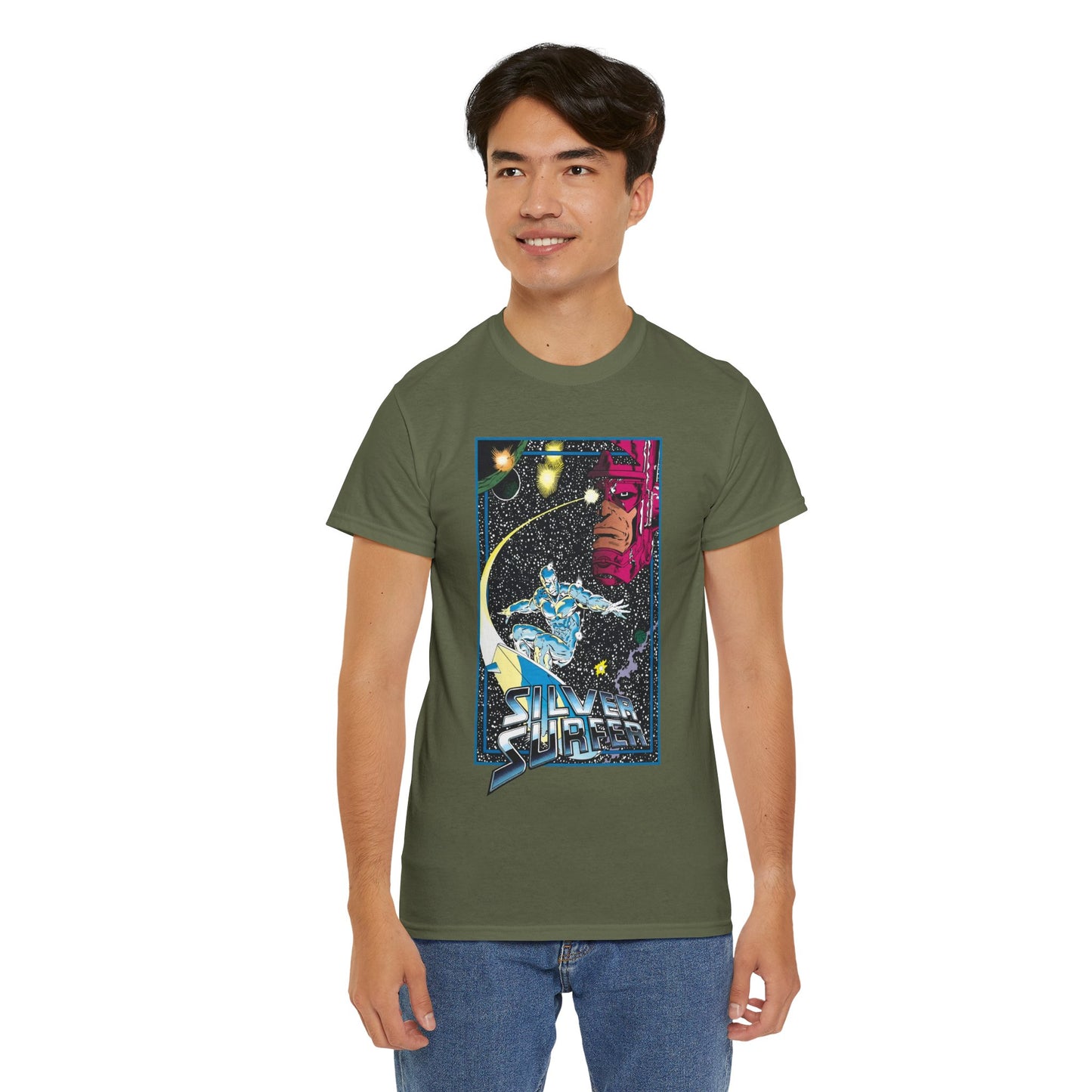 Silver Surfer T-Shirt - Ron Lim Art - Herald of Galactus - Norrin Radd - Popular Marvel Comics Character