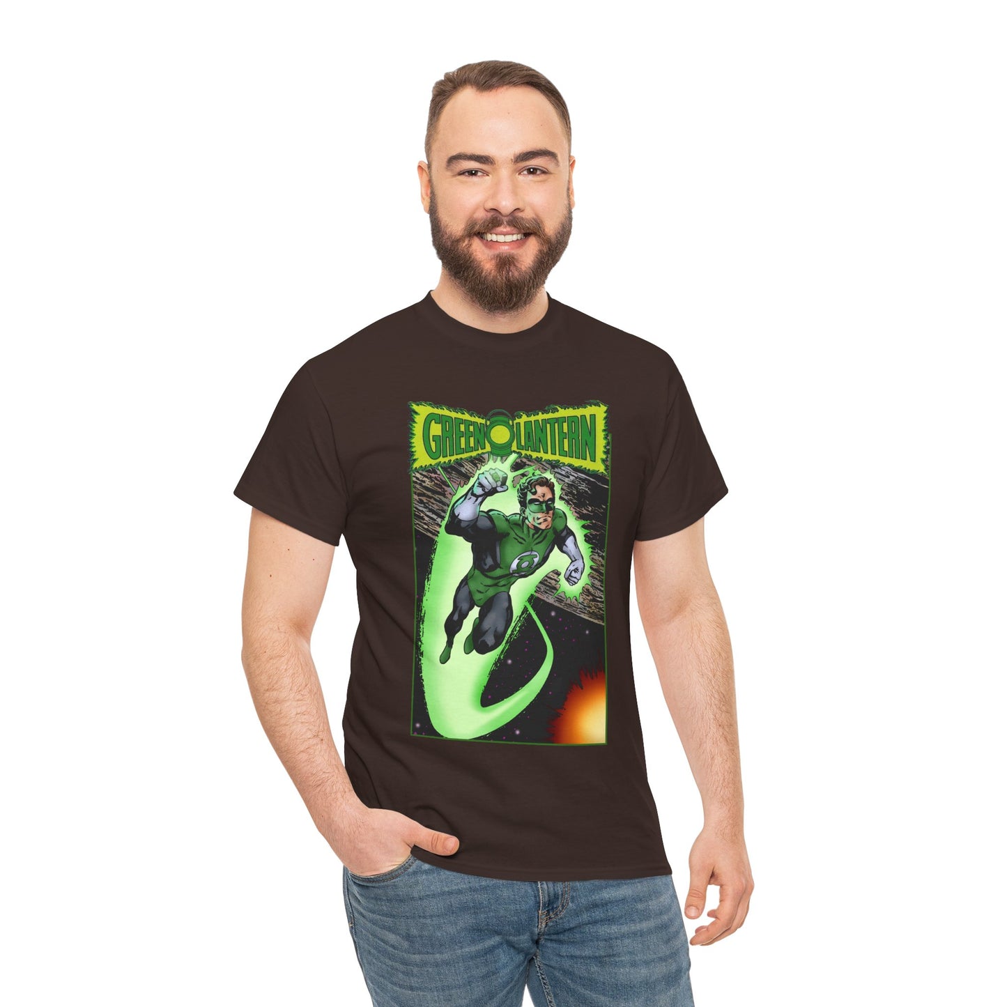 Green Lantern T-Shirt - John Byrne Art - Hal Jordan - Guardians of Oa - DC Comics - Sector 2814