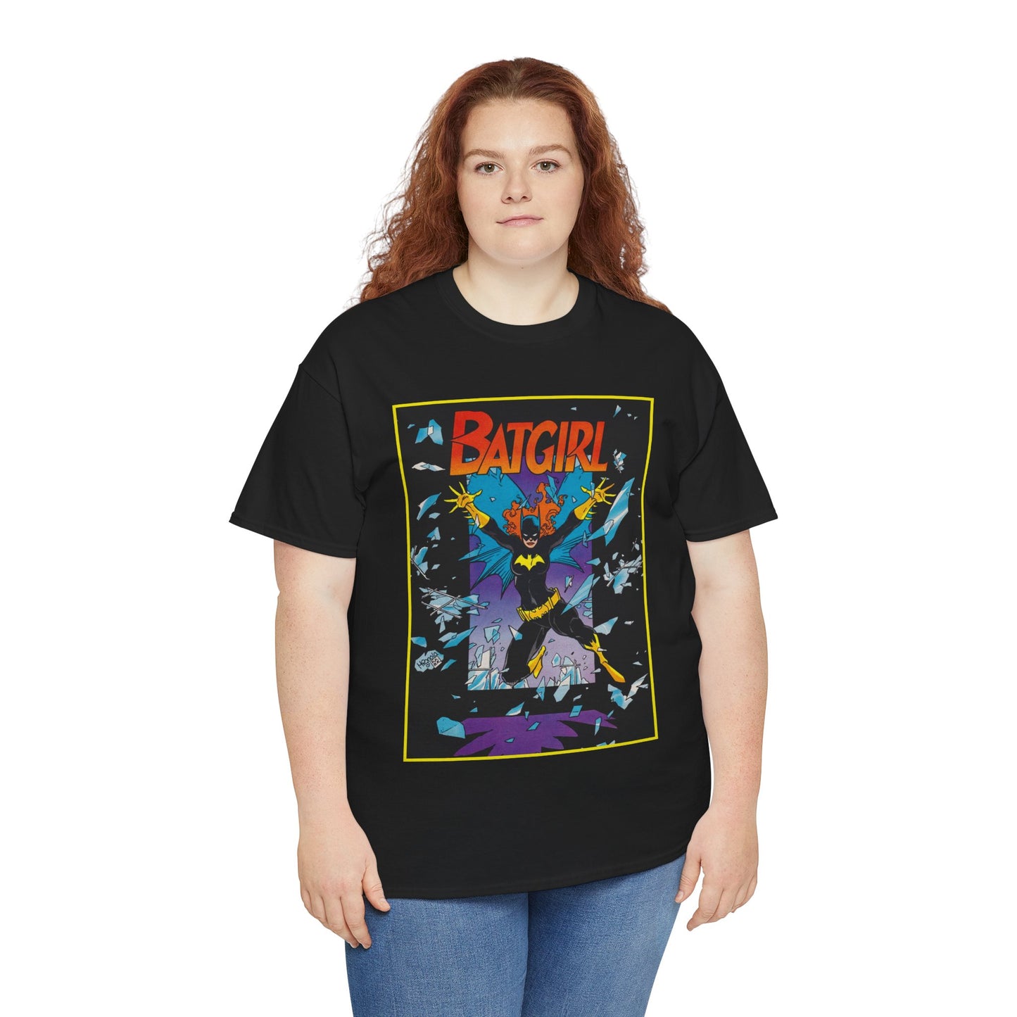 Batgirl T-Shirt - Mike Mignola Art - Barbara Gordon, Gotham City, Bat-Family - 80s Story - DC Comics