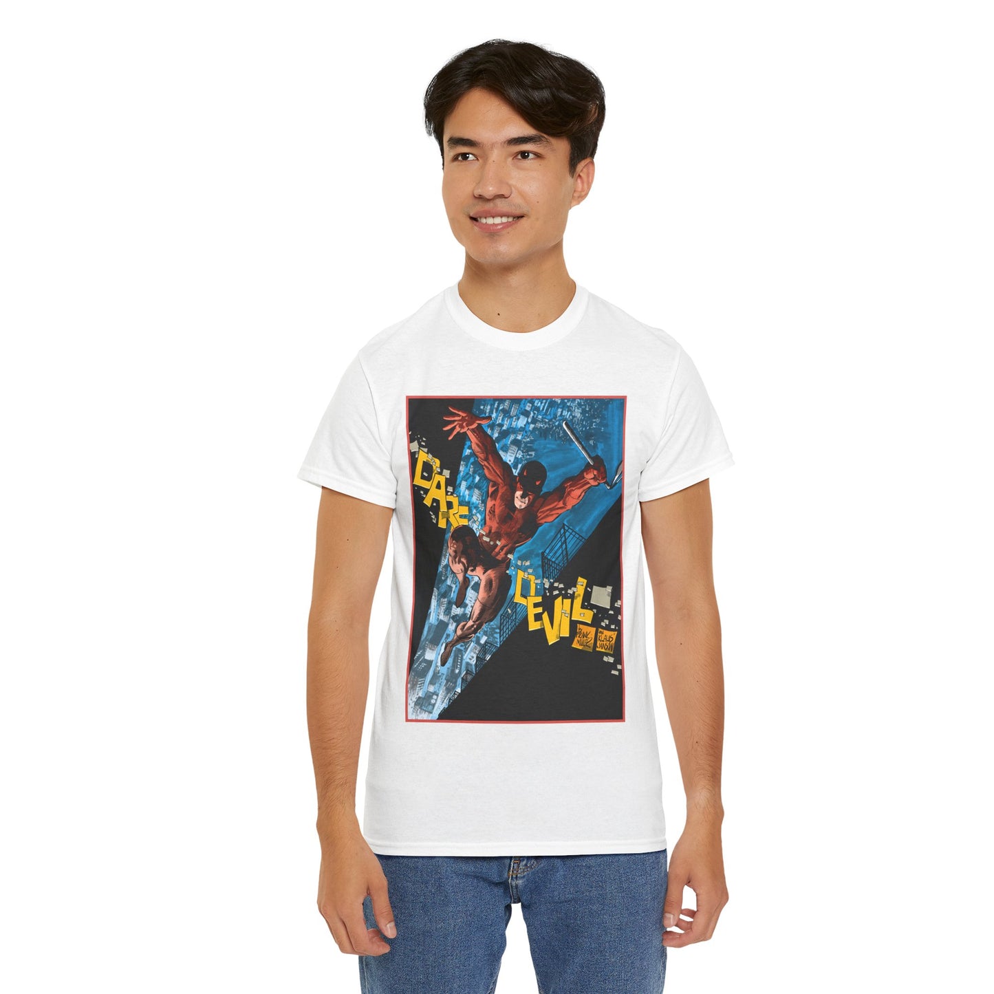 Daredevil T-Shirt - Frank Miller & Klaus Janson Art - The Man With No Fear - Hell's Kitchen - Marvel Comics