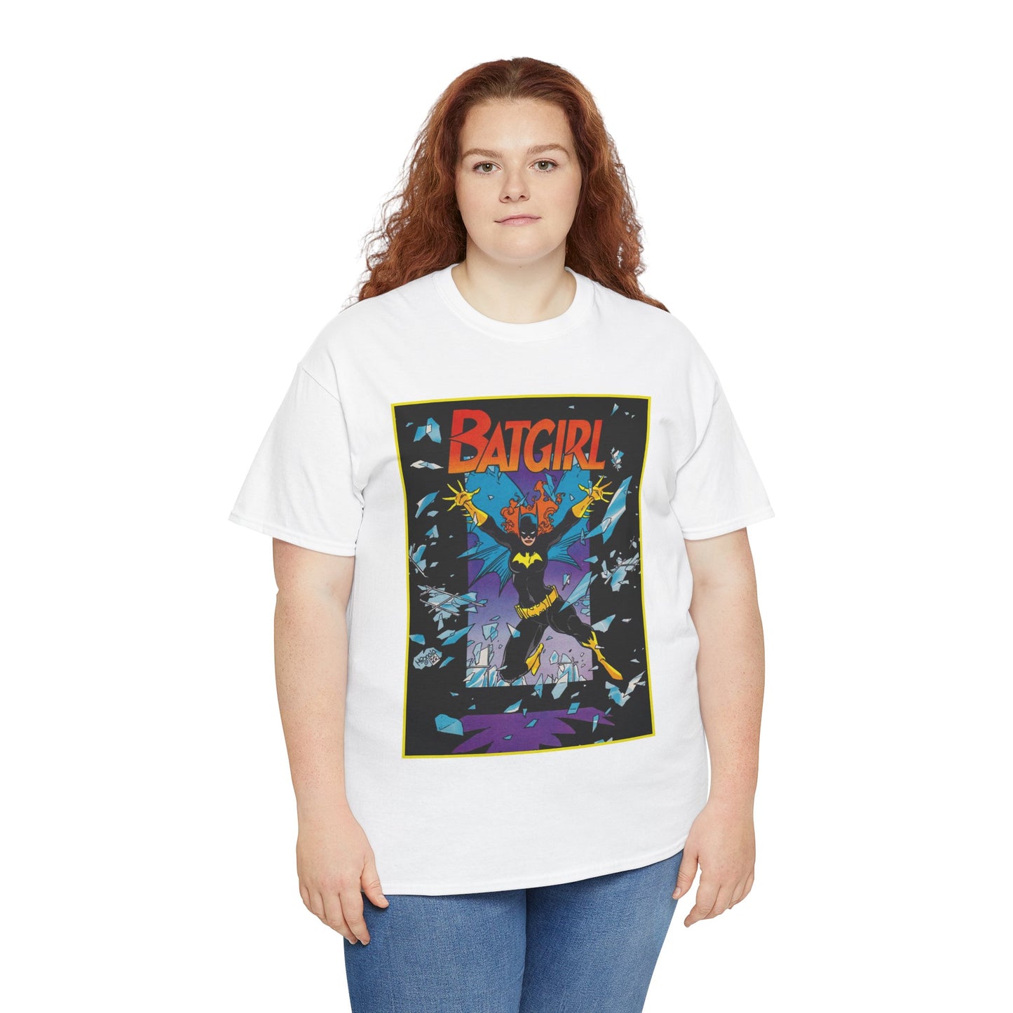 Batgirl T-Shirt - Mike Mignola Art - Barbara Gordon, Gotham City, Bat-Family - 80s Story - DC Comics