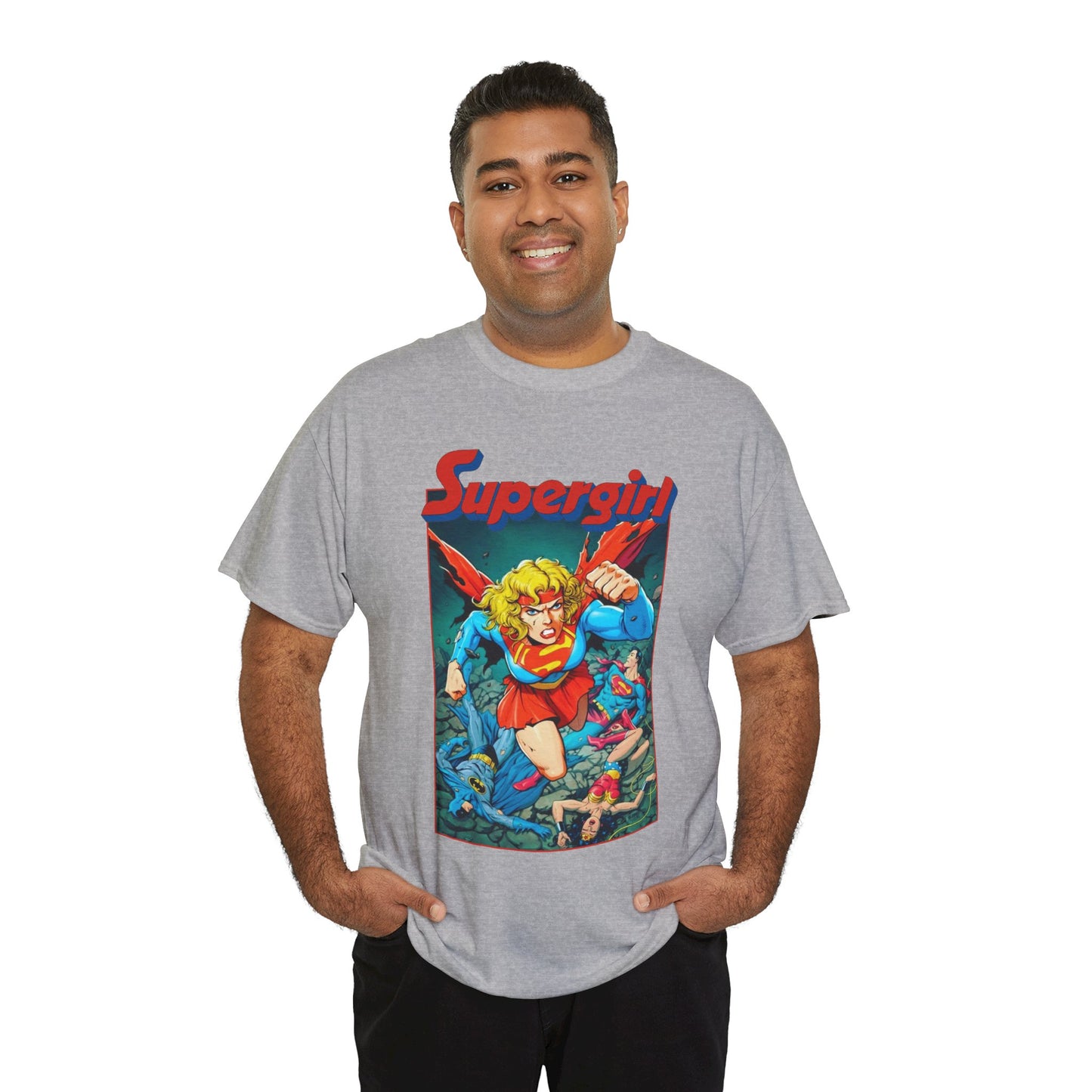 Supergirl T-Shirt - Tom Grummett Art - Crisis on Infinite Earths - Classic DC Comics Series - Death of Supergirl