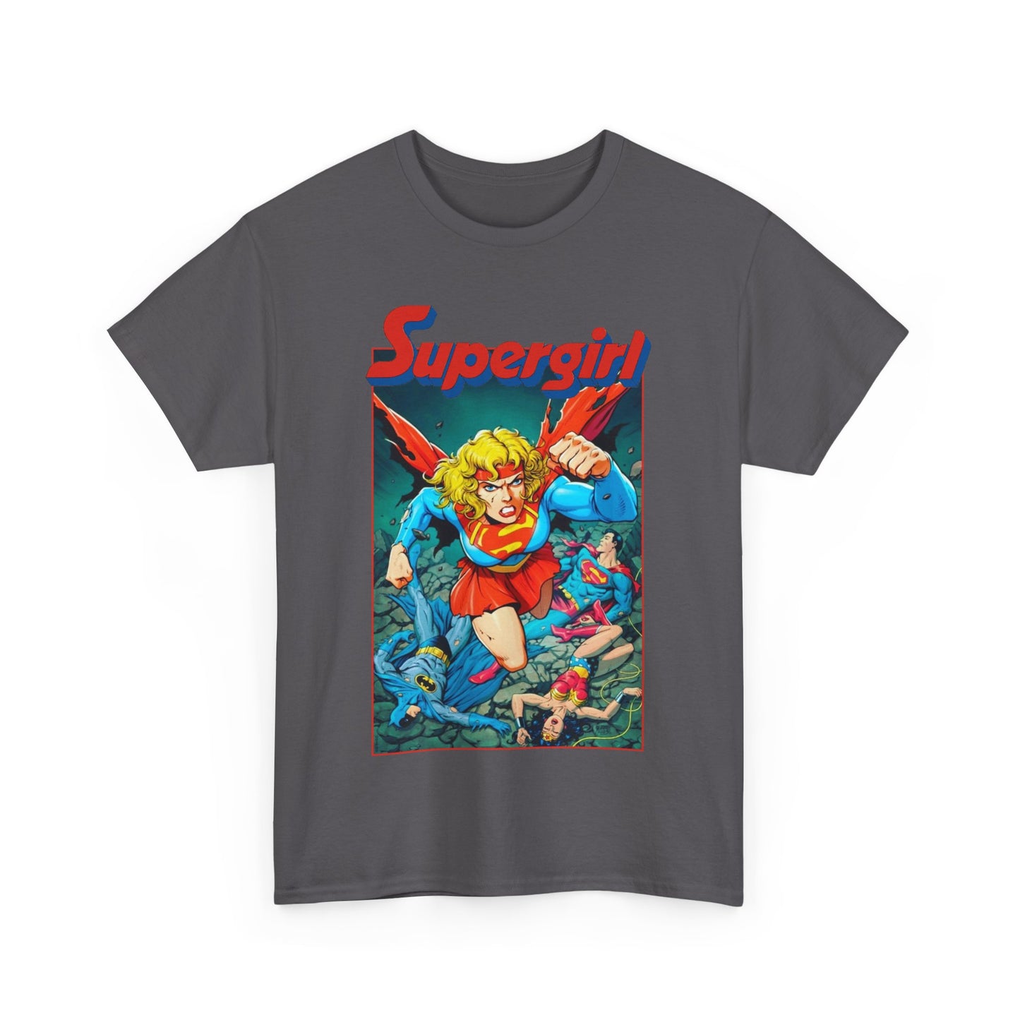Supergirl T-Shirt - Tom Grummett Art - Crisis on Infinite Earths - Classic DC Comics Series - Death of Supergirl