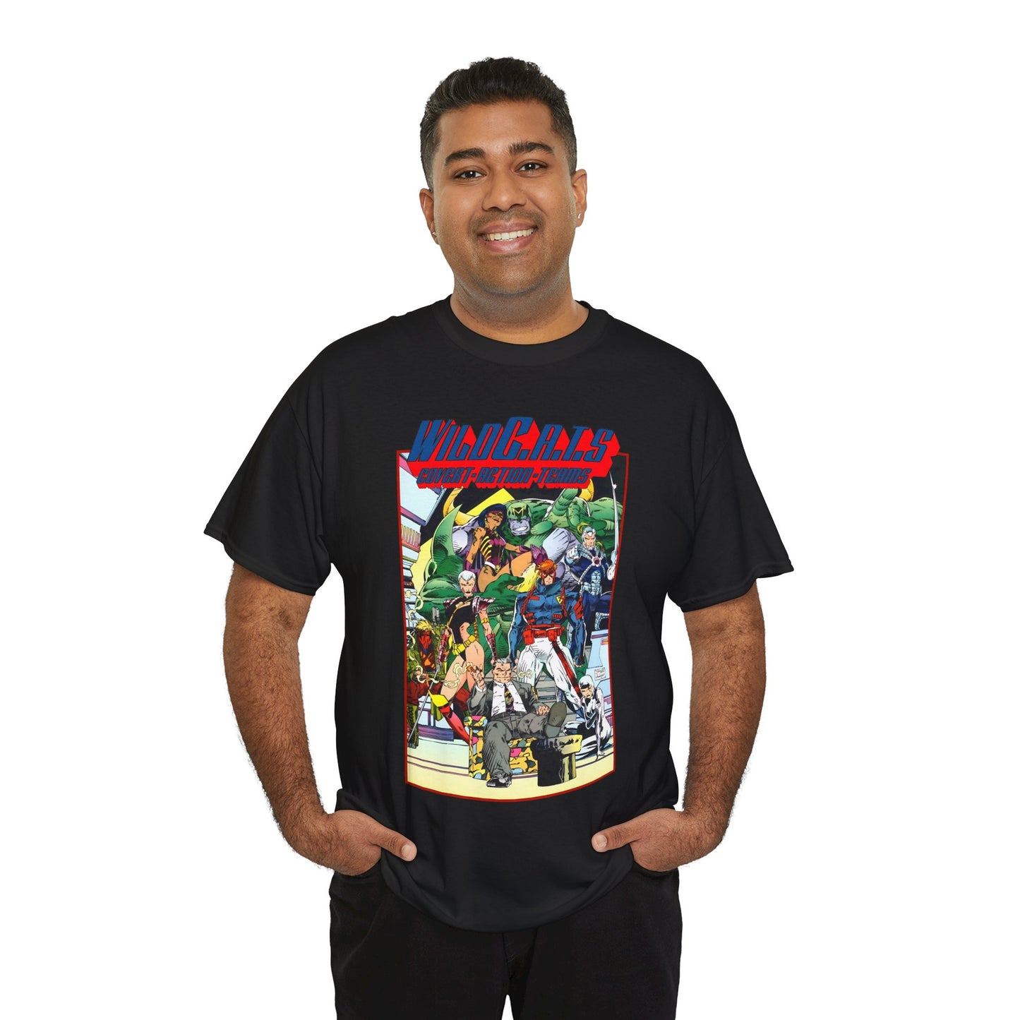 Wildcats Shirt - Jim Lee Art - Warblade, Maul, Voodoo, Grifter, Zealot, Emp, Void - Image Comics/Wildstorm/DC Comics